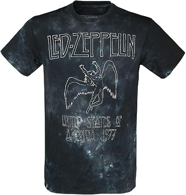 T shirt led zeppelin usa tour '77 pour homme noir. DIAYTAR SENEGAL  vous propose une expérience de shopping inoubliable : explorez notre boutique en ligne pour trouver des réductions incroyables sur des produits pour la maison, l'électroménager, l'informatique et la mode. Ne sacrifiez pas la qualité pour des économies, grâce à DIAYTAR SENEGAL !