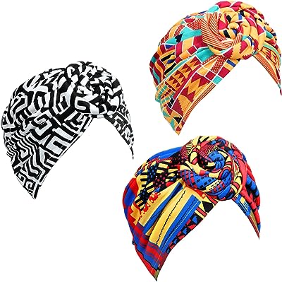 Lot de 3 turbans africains pour femmes bonnet à nœud pré noué. Simplifiez votre recherche de produits discount avec DIAYTAR SENEGAL, votre boutique en ligne ultime. Parcourez notre catalogue complet qui regroupe des articles pour chaque besoin, de la maison à l'électroménager, en passant par l'informatique, la mode et les gadgets. Profitez de nos tarifs compétitifs et achetez intelligemment avec DIAYTAR SENEGAL .