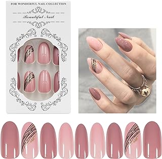 Ongles à pression pointe française deux motifs bleu gris et beige nu avec branche. DIAYTAR SENEGAL  - La référence en ligne pour des achats malins ! Explorez notre catalogue varié incluant des produits discount pour la maison, l'électroménager, l'informatique et la mode. Optez pour la qualité à petit prix et ne manquez pas nos promotions exclusives.