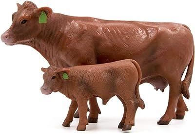 Jouets vache et veau angus rouge ensemble de jeu pour animaux de la ferme. DIAYTAR SENEGAL  vous propose une expérience de shopping inoubliable : explorez notre boutique en ligne pour trouver des réductions incroyables sur des produits pour la maison, l'électroménager, l'informatique et la mode. Ne sacrifiez pas la qualité pour des économies, grâce à DIAYTAR SENEGAL !