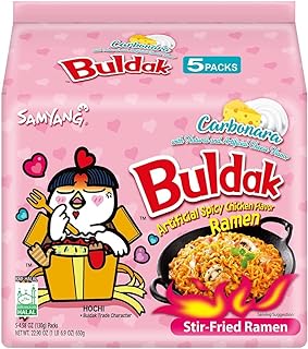 Nouilles frites au poulet épicé samyang des émirats arabes unis (paquet de 5). DIAYTAR SENEGAL, votre boutique en ligne discount pour toutes vos nécessités. Faites des économies sur vos achats de meubles de maison, d'équipements électroniques, de gadgets et bien plus encore. Profitez de nos prix attractifs sans jamais compromettre la qualité.