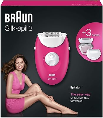 Épilateur braun silk epil 3 3 410 rose framboise avec extras version. DIAYTAR SENEGAL  is your ultimate destination for discount shopping, providing a diverse range of products that cater to your everyday needs. With everything from essential home appliances to state-of-the-art electronics, trendy fashion pieces, and inventive gadgets, our online store offers unbeatable prices without compromising on quality.