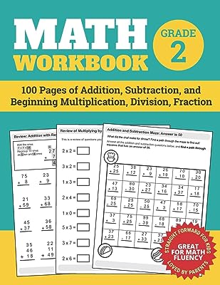 Livre de mathématiques de 2e année : 100 pages d'addition de soustraction début multiplication division et fractions. DIAYTAR SENEGAL  est votre guichet unique pour des produits discount de premier ordre. Parcourez notre catalogue en ligne et découvrez notre sélection soigneusement choisie d'articles pour la maison, l'électroménager, l'informatique et la mode, tous disponibles à des prix abordables. Vous ne trouverez pas de meilleurs deals ailleurs !