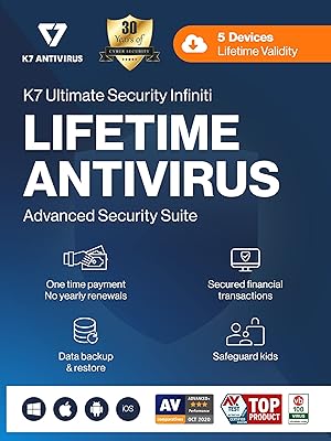 K7 ultimate security infinity antivirus for life 2022 | 5 appareils protection contre les menaces. La boutique en ligne DIAYTAR SENEGAL  propose une large gamme de produits discount pour répondre à tous vos besoins. Obtenez les dernières innovations technologiques, les indispensables pour votre maison et une sélection de vêtements à la mode, le tout à des prix avantageux. Parcourez notre catalogue et profitez de réductions exceptionnelles !