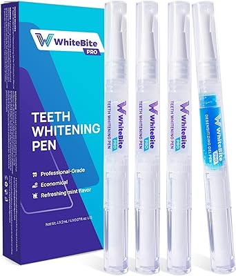 Stylo de blanchiment des dents whitebite pro avec stylo de reminéralisation (4. Vous recherchez des produits discount de qualité garantie ? Ne cherchez plus ! DIAYTAR SENEGAL  propose une vaste sélection d'articles de maison, d'électronique, d'informatique, de mode et bien plus encore, le tout à des prix compétitifs pour satisfaire tous vos besoins.