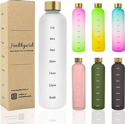 Healthywish jolies bouteilles d'eau avec marqueurs de temps pour femmes et hommes. DIAYTAR SENEGAL, la référence du shopping à petits prix en ligne ! Parcourez notre sélection impressionnante de produits discount, allant de l'ameublement à l'électroménager, de la mode aux gadgets. Ne sacrifiez pas votre budget pour vous faire plaisir, choisissez notre boutique en ligne pour des économies garanties sur les articles de qualité.