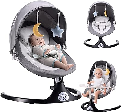 Balançoire pour bébé beauenty balançoire électrique portable bluetooth avec musique pour nouveau nés 3 réglages de minuterie. Choisissez DIAYTAR SENEGAL  pour des produits discount de qualité supérieure livrés directement chez vous. Que vous recherchiez des appareils électroménagers fiables, des produits informatiques performants ou des articles mode à la pointe des tendances, nous avons tout ce dont vous avez besoin à des prix abordables.