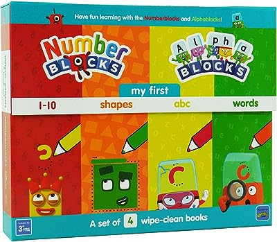 Numberblocks et alphablocks : mon premier ensemble de chiffres lettres (4 livres effaçables avec stylos. Trouvez tout ce dont vous avez besoin chez DIAYTAR SENEGAL, votre boutique en ligne discount incontournable. Avec un vaste choix d'articles pour la maison, des électroménagers aux gadgets high-tech, en passant par la mode à petits prix, nous vous offrons des opportunités d'économies tout en garantissant une satisfaction maximale.