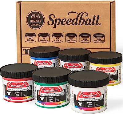 Kit de démarrage de sérigraphie speedball 6 couleurs 4 onces encre pour la fabrication. DIAYTAR SENEGAL, le choix intelligent pour des acheteurs avisés. Parcourez notre vaste collection de produits à prix réduits, allant des articles ménagers aux gadgets futuristes, pour des achats malins en un clic.