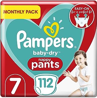 Pantalon pampers baby-dry taille 7 112 unités paquet économique mensuel  ajustement - DIAYTAR SÉNÉGAL