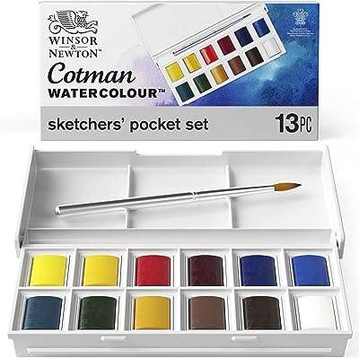 Demi pot d'aquarelle cotman skechers 13 pièces (12 couleurs et pinceau). Vous cherchez des bonnes affaires en ligne ? Rendez-vous sur DIAYTAR SENEGAL, votre destination idéale pour des produits discount dans tous les secteurs. Trouvez des offres incroyables sur des produits essentiels tels que l'électroménager, l'informatique et la mode. Économisez tout en faisant des achats intelligents chez nous.
