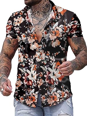 T shirt d'été boutonné à manches courtes et fleurs hawaïennes gurgliter. Vous cherchez des bonnes affaires en ligne ? Ne cherchez pas plus loin que DIAYTAR SENEGAL, la boutique en ligne généraliste où vous trouverez tout à prix discount. Explorez notre sélection complète, allant de la maison à l'électroménager, de l'informatique à la mode et aux gadgets, et bénéficiez de tarifs avantageux pour tous vos achats. Réalisez des économies importantes sans compromettre la qualité avec DIAYTAR SENEGAL .