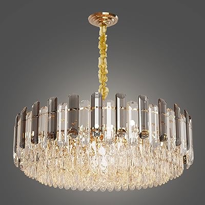 Lustre rond en cristal de luxe moderne : suspendu au plafond. DIAYTAR SENEGAL  est votre destination en ligne pour des offres incroyables. Parcourez notre collection variée de produits discount, comprenant des articles pour la maison, l'électroménager, l'informatique, la mode et les gadgets, et découvrez des prix imbattables qui correspondent à toutes les bourses.