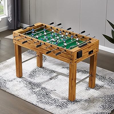 Hannet table de baby foot de 48 pouces coupe du monde football avec 2. DIAYTAR SENEGAL  - votre guichet unique pour des trouvailles discount dans tous les domaines ! Découvrez notre collection riche et variée de produits, allant de l'électroménager pratique à l'informatique performante en passant par la mode. Faites des économies considérables sur des articles de qualité, sans compromettre votre style ou vos besoins essentiels. Choisissez la commodité de nos options de livraison rapides et profitez d'une expérience de magasinage en ligne sans tracas dès aujourd'hui !