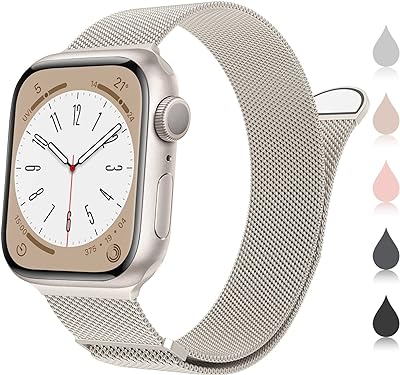 Compatible avec apple watch band 41mm 40mm 38mm femmes hommes magnétique. Vous recherchez des produits discount à prix cassés ? DIAYTAR SENEGAL  est là pour vous ! Découvrez notre catalogue en ligne et trouvez tout ce dont vous avez besoin, de l'électroménager aux articles pour la maison, en passant par l'informatique, la mode et les meilleurs gadgets du moment. Faites des économies sans compromettre votre style !