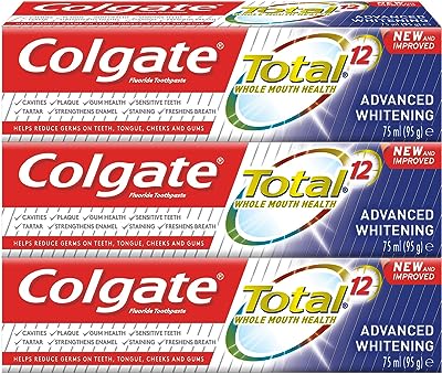 Dentifrice blanchissant colgate total advanced 12 heures de protection 3. DIAYTAR SENEGAL  - des réductions incroyables sur tous les produits dont vous avez besoin. Parcourez notre boutique en ligne pour découvrir des offres discount sur des centaines d'articles, allant de la mode aux appareils électroménagers dernier cri.