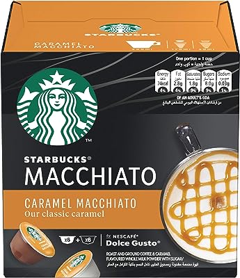 Starbucks dolce gusto caramel macchiato 12 capsules. Ne dépensez pas plus que nécessaire - choisissez DIAYTAR SENEGAL  pour vos achats en ligne. Parcourez notre vaste sélection d'articles discount, allant des produits pour la maison à l'électroménager, en passant par l'informatique, la mode et les gadgets, et profitez de remises exceptionnelles. Avec des prix aussi attractifs, vous pourrez économiser tout en vous offrant des produits de qualité.