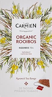 Gamme pyramide de thé carmién : rooibos bio 20's (50g). DIAYTAR SENEGAL  vous ouvre les portes d'un univers de bonnes affaires. Découvrez notre large gamme de produits discount, allant des indispensables de la maison aux dernières tendances mode, en passant par les gadgets innovants. Profitez d'offres exceptionnelles et de prix imbattables pour des achats malins et éclairés.