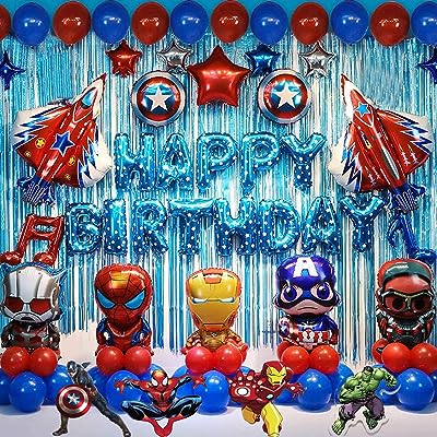 Décorations de fête de super-héros castana fournitures d'anniversaire  avengers ballons garçon - DIAYTAR SÉNÉGAL
