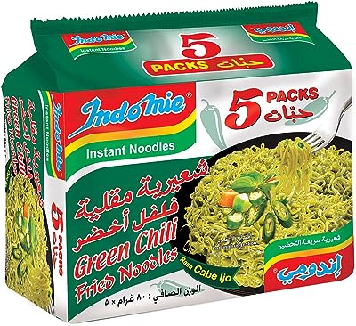 Nouilles indomie piment vert frit 5 x 80g (paquet de 1). DIAYTAR SENEGAL  - votre source incontournable de produits discount en ligne. Avec notre sélection diversifiée allant de la maison à l'électroménager, de l'informatique à la mode, profitez de tarifs défiant toute concurrence. Faites des économies intelligentes et commandez dès maintenant !