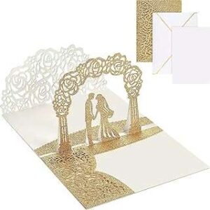 Jeu de cartes pop up de mariage félicitations romantiques 3d avec enveloppe pour la mariée le marié. Faites-vous plaisir sans vous ruiner avec DIAYTAR SENEGAL, la boutique en ligne qui propose des produits discount pour tous les budgets. Venez découvrir notre sélection de produits pour la maison, l'électroménager, l'informatique et la mode, et profitez de remises exceptionnelles.