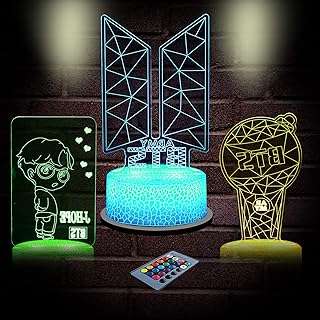 Lampe kpop 3d bts bangtan boys 3 modes 16 couleurs. Parcourez la boutique en ligne DIAYTAR SENEGAL  et plongez dans un univers de bonnes affaires. Que vous ayez besoin de nouveaux appareils électroménagers, d'une garde-robe tendance ou des dernières nouveautés en matière de technologie, notre large gamme de produits discount vous offre la possibilité de faire des économies tout en vous faisant plaisir. Avec DIAYTAR SENEGAL, profitez des meilleurs prix sans jamais compromettre la qualité.