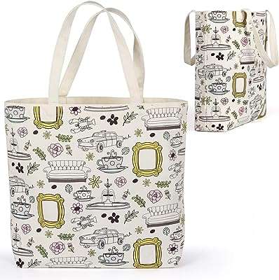 Friends tv show sac fourre tout marchandise cadre jaune coton épicerie beige. Choisissez DIAYTAR SENEGAL  pour des produits discount de qualité supérieure livrés directement chez vous. Que vous recherchiez des appareils électroménagers fiables, des produits informatiques performants ou des articles mode à la pointe des tendances, nous avons tout ce dont vous avez besoin à des prix abordables.