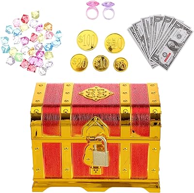 Toyandona coffre au trésor pirate jouet pièces de gemmes anneaux à jouets pour enfants. Laissez-vous séduire par DIAYTAR SENEGAL, votre boutique en ligne qui saura vous offrir des produits de qualité à des prix compétitifs. Que vous recherchiez des équipements pour la maison, des appareils électroménagers, des accessoires informatiques ou des articles de mode tendance, vous trouverez tout cela et bien plus encore dans notre sélection discount.