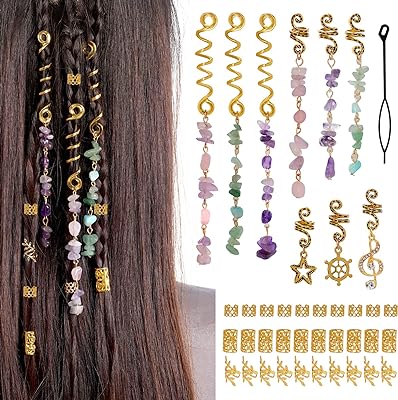 40 pièces huiwac tresse cheveux bijoux coloré cristal naturel pierre tressage. DIAYTAR SENEGAL  : la destination incontournable pour des achats discount en ligne. Découvrez notre gamme complète de produits discount allant des indispensables de la maison aux dernières tendances en matière de gadgets et d'informatique. Faites des économies tout en obtenant des articles de qualité en un seul clic !