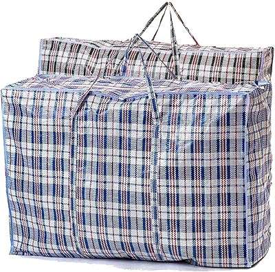 Sacs à linge extra larges avec fermeture éclair et poignée lot de 2. DIAYTAR SENEGAL  - La boutique en ligne où qualité et discount se rencontrent. Parcourez notre vaste catalogue et trouvez tout ce dont vous avez besoin, de l'électroménager moderne à la dernière mode tendance. Ne sacrifiez pas votre budget pour obtenir des produits de qualité !