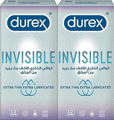 Préservatifs durex lube pour hommes invisibles extra fins 12 pièces (1+1). Parfaitement adapté aux chasseurs de bonnes affaires, DIAYTAR SENEGAL  vous offre une expérience de shopping en ligne unique. Notre sélection abondante de produits discount, incluant des articles essentiels pour la maison, l'électroménager, l'informatique, la mode et les gadgets, garantit que vous trouverez ce que vous cherchez sans vous ruiner.