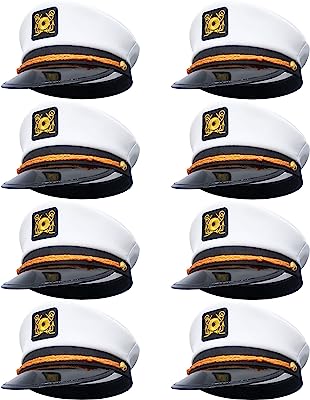 8 pièces sgbetter chapeaux de capitaine réglables d'amiral de la marine accessoire. Faites-vous plaisir sans vous ruiner avec DIAYTAR SENEGAL, la boutique en ligne qui propose des produits discount pour tous les budgets. Venez découvrir notre sélection de produits pour la maison, l'électroménager, l'informatique et la mode, et profitez de remises exceptionnelles.