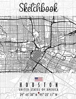 Carnet de croquis : houston map usa | excellent cadeau personnalisé pour dessiner. DIAYTAR SENEGAL  vous offre un large éventail de produits discount adaptés à tous les budgets. Faites des bonnes affaires sur une sélection d'articles pour la maison, l'électroménager, l'informatique, la mode et les gadgets. Profitez de nos prix cassés et découvrez une nouvelle façon de faire des économies sans sacrifier la qualité !