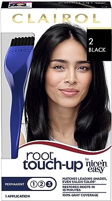 Coloration permanente nice 'easy root touch up  2 black de clairol pour femme. DIAYTAR SENEGAL  - Votre source en ligne pour des produits discount de qualité. Explorez notre boutique en ligne et découvrez une large variété de produits, du petit électroménager aux gadgets les plus en vogue. Profitez de nos prix cassés et trouvez les meilleurs deals pour vos besoins quotidiens.