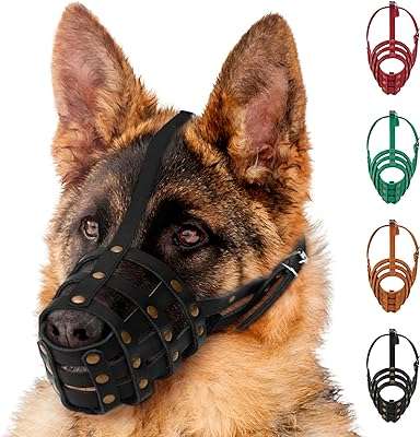 Muselle pour chien de berger allemand muselière réglable en cuir respirant. Avec DIAYTAR SENEGAL, dites adieu aux prix élevés ! Découvrez notre gamme complète de produits discount, des accessoires de maison aux équipements électroniques, en passant par la mode et les gadgets à la pointe de la technologie. Trouvez tout ce dont vous avez besoin à prix réduits en quelques clics seulement.
