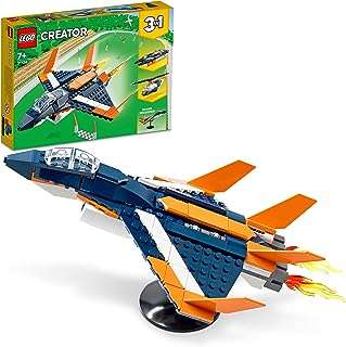 Creator 31126 jet supersonique 3 en 1 (215 pièces). Faites-vous plaisir sans vous ruiner avec DIAYTAR SENEGAL, la boutique en ligne qui propose des produits discount pour tous les budgets. Venez découvrir notre sélection de produits pour la maison, l'électroménager, l'informatique et la mode, et profitez de remises exceptionnelles.