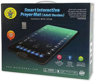 Tapis de prière interactif éducatif my salat pour adultes et adultes. Bienvenue chez DIAYTAR SENEGAL, votre destination ultime pour des articles de qualité à prix cassés ! Explorez notre boutique en ligne regorgeant de produits discount, de la décoration d'intérieur aux appareils électroménagers en passant par l'informatique, la mode branchée et les gadgets innovants.