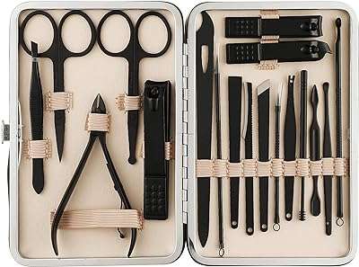 Beauty secrets 18 pièces coupe ongles professionnels en acier inoxydable manucure pédicure ensemble avec étui. Faites des économies sans compromis sur la qualité avec DIAYTAR SENEGAL . Notre boutique en ligne propose une variété de produits discount de la maison à l'électroménager, en passant par l'informatique et les accessoires de mode. Soyez à l'affût des offres spéciales et des remises exceptionnelles pour réaliser de bonnes affaires !