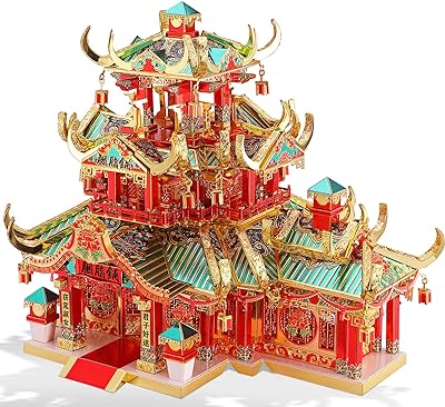 Puzzle 3d pour adultes collection de modèles de construction traditionnels  chinois puzzle en métal - DIAYTAR SÉNÉGAL