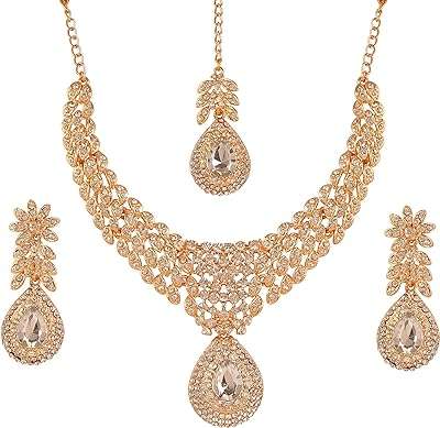 Touch stone magnifique artisanat complexe indien bollywood design blanc brillant cristal