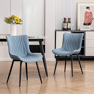 Chaise de salle à manger bleue utasset lot de 2 chaises rembourrées en simili. Faites des économies sur tous vos achats en ligne avec DIAYTAR SENEGAL, la référence en termes de boutique en ligne discount. Parcourez notre large gamme de produits allant de la maison à l'électroménager, de l'informatique à la mode et des gadgets, et trouvez tout ce dont vous avez besoin à des prix incroyables. Profitez de nos offres exclusives et commandez dès maintenant pour une livraison rapide à votre porte.