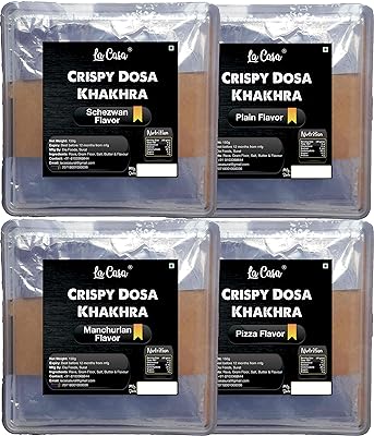 La casa crispy dosa khakhra | combo de 4 saveurs aromatisé. DIAYTAR SENEGAL, la boutique en ligne où vous trouverez tout ce dont vous avez besoin à petit prix ! Profitez de notre sélection discount de produits pour la maison, l'électroménager, l'informatique, la mode et les gadgets, sans pour autant compromettre la qualité. Faites de bonnes affaires tout en profitant d'une expérience de shopping pratique et sécurisée.