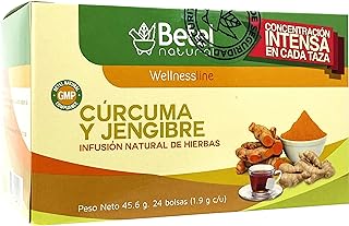 Thé au curcuma et au gingembre (te de curcuma y jengibre) de betel. Ne cherchez plus, DIAYTAR SENEGAL  est là pour vous offrir les meilleurs deals en ligne ! Explorez notre vaste sélection de produits à prix réduits, incluant tout ce dont vous avez besoin pour votre maison, votre cuisine, votre garde-robe et bien plus encore. Profitez de nos offres discount sur les dernières tendances et économisez tout en restant à la pointe de la mode.