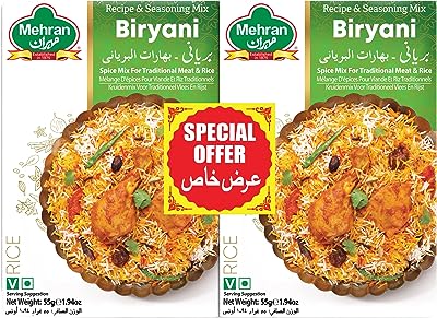 Biryani masala 55gm twin pack 55gx2. Besoin de trouver des gadgets originaux et amusants ? DIAYTAR SENEGAL  est là pour vous proposer une sélection de produits discount qui égayeront votre quotidien. Trouvez des cadeaux uniques pour vos proches ou offrez-vous des articles ludiques qui vous divertiront sans vider votre porte-monnaie. Faites de votre shopping en ligne un moment fun et économique.