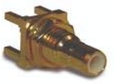 142210, connecteur rf smb, prise pcb droite, trou traversant, cloison 50 ohm