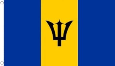 Drapeau de la barbade - grand 5 x 3 pi 150 cm x