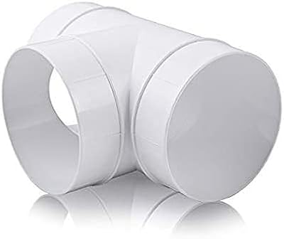 Fantronics 6 pouces ventilateur d'extraction de plafond connecteur en t tube en plastique
