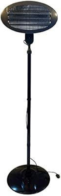 Chauffage d'espace portable, radiateurs électriques pour chauffage de terrasse intérieure, ensemble de 2