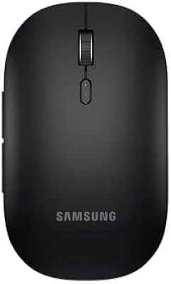 Souris bluetooth sans fil fine et compacte samsung avec clics silencieux pour ordinateur