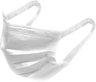 Masques jetables 3 épaisseurs pour adultes avec large boucle élastique confortable, protection du